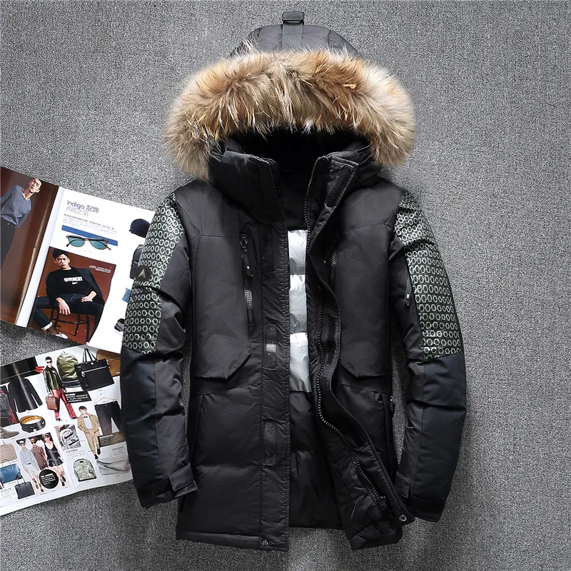 Fashion Brand 2018 winter Big Genuine Fur Hooded Duck Down Jackets Men Warm Russia Down Coats Male Casual Winter Down Parkas
Fashion Brand 2018 winter Big Genuine Fur Hooded Duck Down Jackets Men Warm Russia Down Coats Male Casual Winter Down Parkas