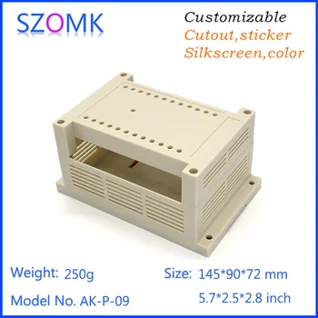 4 pcs, 145*90*72mm plastic din rail mount enclosure electronics plastic junction housing din rail equipment box for connectors
4 pcs, 145*90*72mm plastic din rail mount enclosure electronics plastic junction housing din rail equipment box for connectors