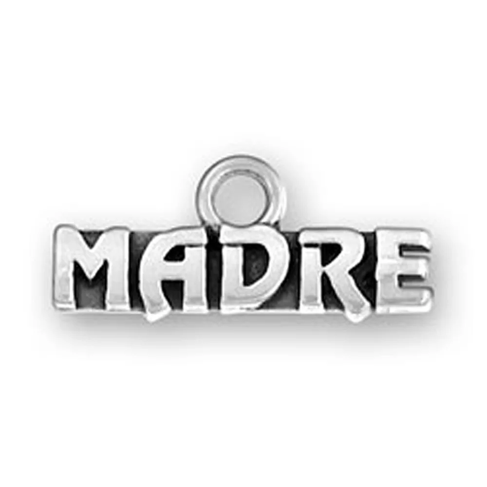 EUEAVAN 30 шт. металлическая подвеска с надписью Madre на нео латинском языке подходит