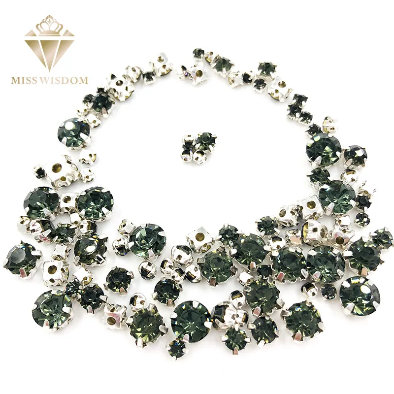 New Hot sale Garment beads 100pcs/pack Mixed size Gray glass crystal sliver base sew on rhinestones diy clothing accessories
New Hot sale Garment beads 100pcs/pack Mixed size Gray glass crystal sliver base sew on rhinestones diy clothing accessories