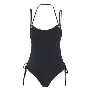 Rompers Women Swimsuit 2018 Summer Belt Sleeveless Blackless Solid Rompers Jumpsuit Sunsuit Outfits
Rompers Women Swimsuit 2018 Summer Belt Sleeveless Blackless Solid Rompers Jumpsuit Sunsuit Outfits