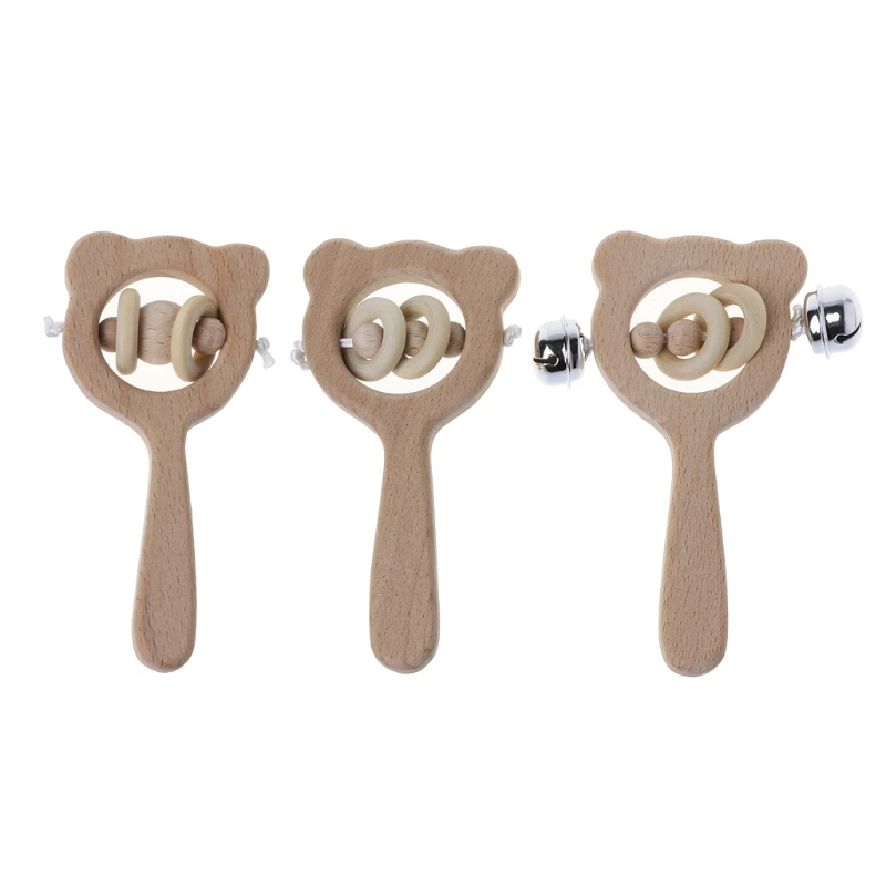 1 Set Baby Beech Wooden Rattle Teethers Montessori Toys Wooden Baby Rattle Teether New High Quality
1 Set Baby Beech Wooden Rattle Teethers Montessori Toys Wooden Baby Rattle Teether New High Quality