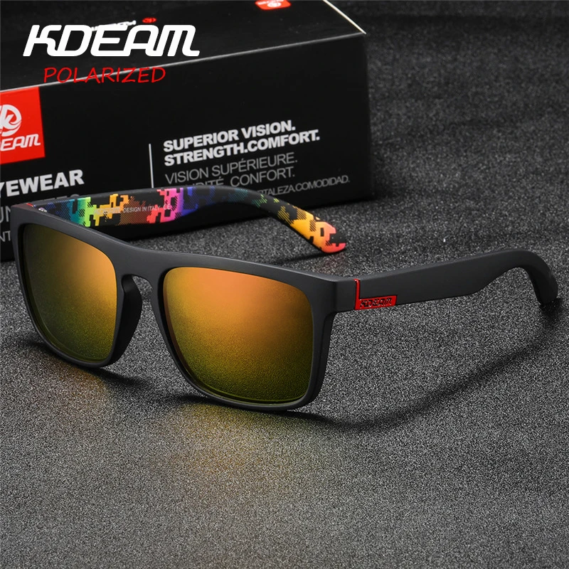 KDEAM spectacles Polarized Sunglasses Men Sport Eyewear Women oculos de sol Reflective Coating UV400 zonnebril With Case KD156
KDEAM spectacles Polarized Sunglasses Men Sport Eyewear Women oculos de sol Reflective Coating UV400 zonnebril With Case KD156