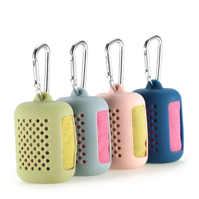 Portable Quick-drying Mini Towel with Silicone Case Outdoor Traveling Quick Dry Towel Microfiber Compressed Sport Gym Towel
Portable Quick-drying Mini Towel with Silicone Case Outdoor Traveling Quick Dry Towel Microfiber Compressed Sport Gym Towel