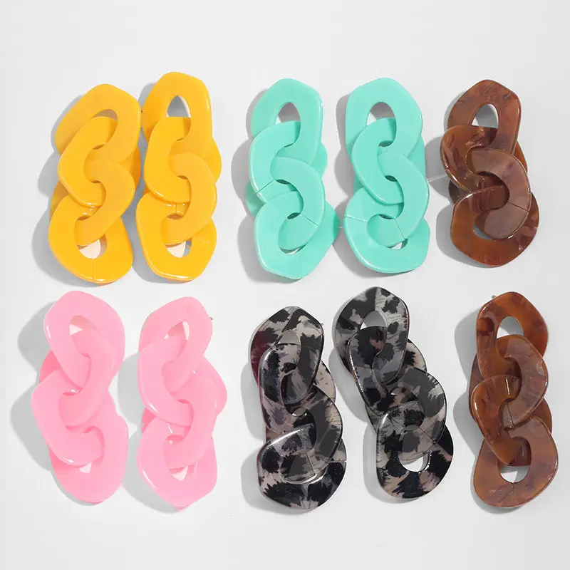 JUST FEEL New Leopard Print Resin Acrylic Drop Earrings Bohemian For Women Party Round Geometric Summer Pendant Earring Jewelry
JUST FEEL New Leopard Print Resin Acrylic Drop Earrings Bohemian For Women Party Round Geometric Summer Pendant Earring Jewelry
