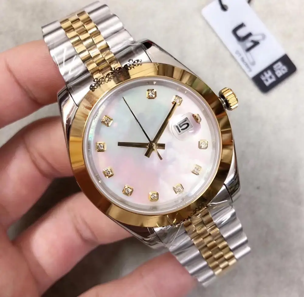 Oem Luxury Brand AAA Men's Women watch Automatic Mechanical Rose Ceramic Bezel Date Just Stainless Steel Sapphire Watch AAA 05
Oem Luxury Brand AAA Men's Women watch Automatic Mechanical Rose Ceramic Bezel Date Just Stainless Steel Sapphire Watch AAA 05