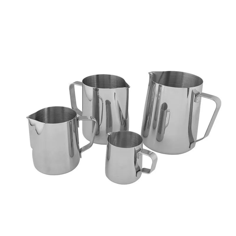 150ml 350ml 600 ml Stainless Steel Milk Frothing Jug Cream Cup Coffee Creamer Latte Art Pitcher With Spout Kitchen Accessory
150ml 350ml 600 ml Stainless Steel Milk Frothing Jug Cream Cup Coffee Creamer Latte Art Pitcher With Spout Kitchen Accessory