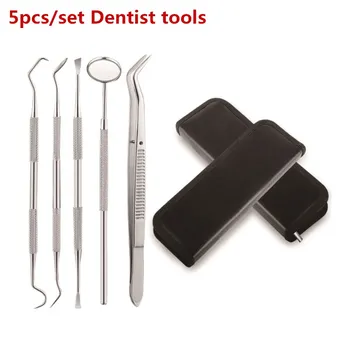 5pcs/set Dentist tools Oral care set Tooth cleaner tweezers Mouth mirror Probe Dental equipment
5pcs/set Dentist tools Oral care set Tooth cleaner tweezers Mouth mirror Probe Dental equipment