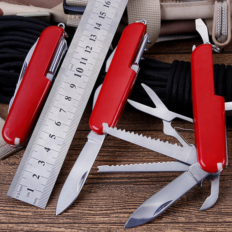 Multifunctional Swiss Knife Multi Purpose Army Folding Pocket Knife Outdoor Camping Survival Hunting EDC Tools
Multifunctional Swiss Knife Multi Purpose Army Folding Pocket Knife Outdoor Camping Survival Hunting EDC Tools