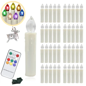 40PCS/PKG Fairy Tale Christmas LED Candle Lamp flameless Multicolor Lighting Christmas Tree Party Decoration
40PCS/PKG Fairy Tale Christmas LED Candle Lamp flameless Multicolor Lighting Christmas Tree Party Decoration