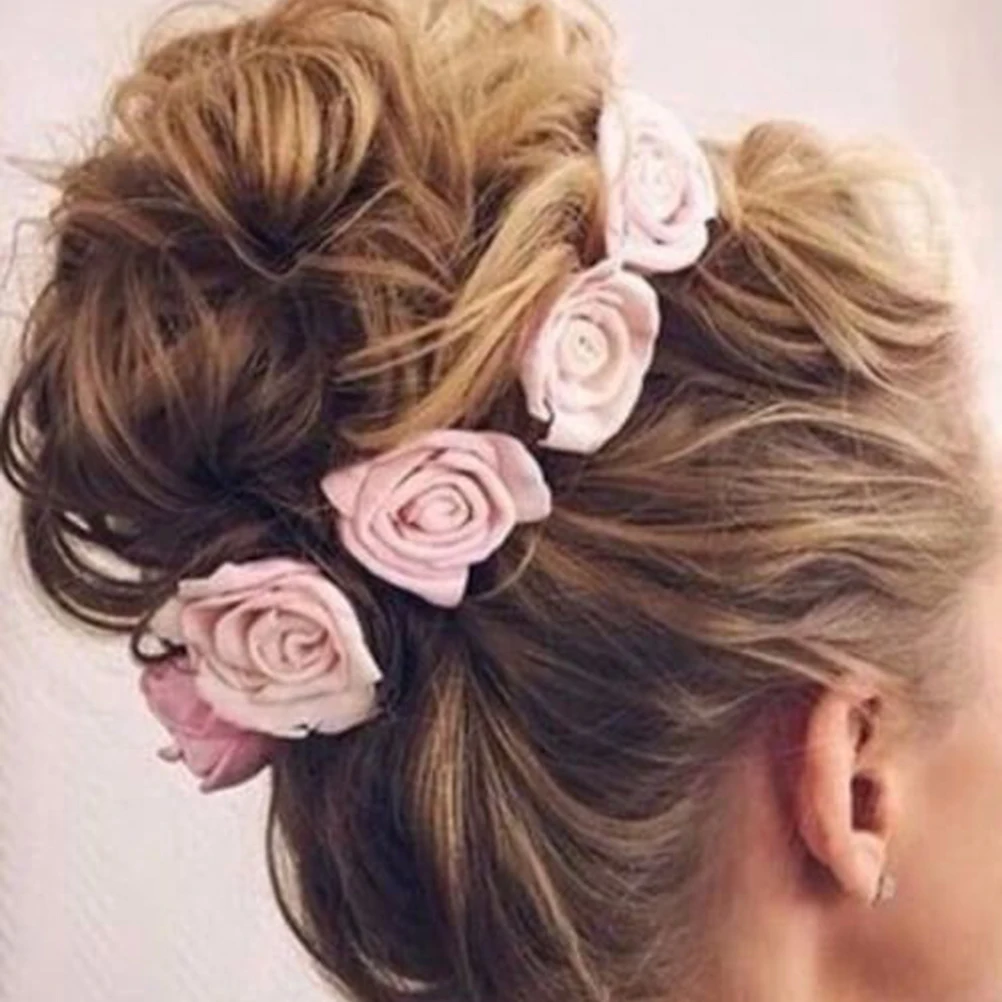 women flower headband Lovely Rose Flower Headband Floral Hair Wreath Headwear Accessory for Girls
women flower headband Lovely Rose Flower Headband Floral Hair Wreath Headwear Accessory for Girls