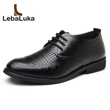 Tuyoki Simple Summer Men Fretwork Casual Leather Shoes Breathable Lace Up Hole Shoes Daily Shoes Male Footwear Size 38-44
Tuyoki Simple Summer Men Fretwork Casual Leather Shoes Breathable Lace Up Hole Shoes Daily Shoes Male Footwear Size 38-44