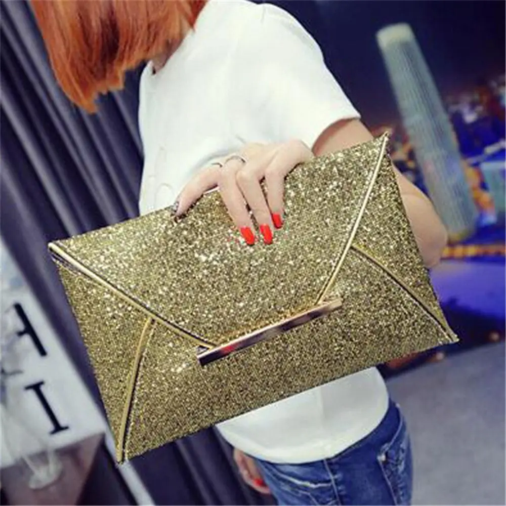Fashionable Women Glitter Sequin Evening Party Bag Ladies Tote Messenger Bag Handbag Clutch Wallet Purse Leather
Fashionable Women Glitter Sequin Evening Party Bag Ladies Tote Messenger Bag Handbag Clutch Wallet Purse Leather