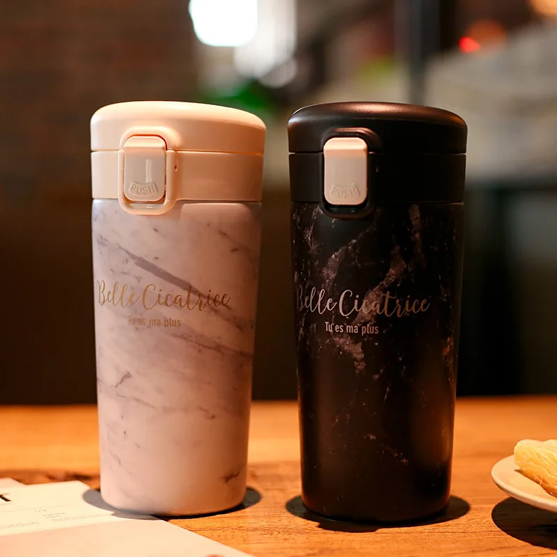 Creative Marble Pattern Thermos 450ml Stainless Steel Vacuum Flask Thermal Insulatied Travel Coffee Tea Mug Termos Cup
Creative Marble Pattern Thermos 450ml Stainless Steel Vacuum Flask Thermal Insulatied Travel Coffee Tea Mug Termos Cup