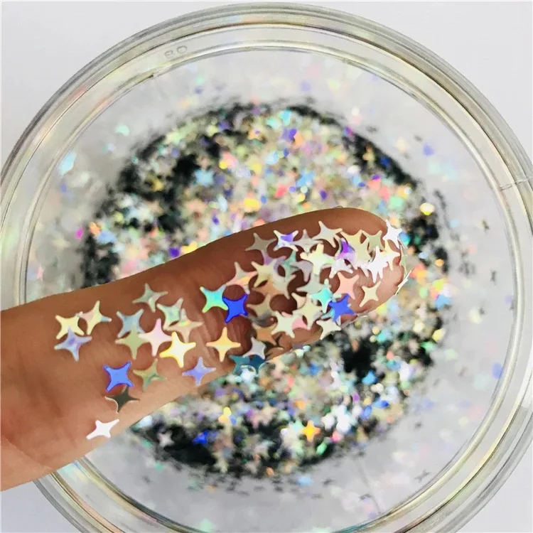 10g Ultrathin 4mm Star Sequins Nail Glitter Paillettes Laser Silver Eo-Friendly PET Sequin Nails art Manicure Material
10g Ultrathin 4mm Star Sequins Nail Glitter Paillettes Laser Silver Eo-Friendly PET Sequin Nails art Manicure Material