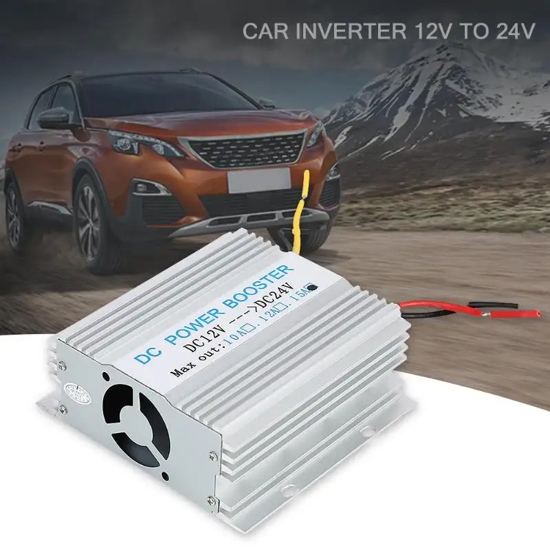 DC 12V to DC 24V Boost Converter 15A 360W Step-up Power Supply Regulator for Car Power Inverter
DC 12V to DC 24V Boost Converter 15A 360W Step-up Power Supply Regulator for Car Power Inverter