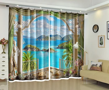 Europe 3D Blue Sea Luxury Window Curtains For Bedroom Living room Hotel Office Drapes Cortinas para sala Dormitorio Rideaux
Europe 3D Blue Sea Luxury Window Curtains For Bedroom Living room Hotel Office Drapes Cortinas para sala Dormitorio Rideaux
