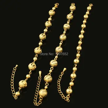 New Trendy Round Beads Bracelet For Women Men18K Gold Color Arabic/African/Kenya Ball Bracelet /Bangle Jewelry
New Trendy Round Beads Bracelet For Women Men18K Gold Color Arabic/African/Kenya Ball Bracelet /Bangle Jewelry