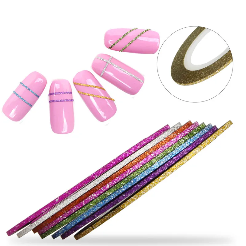 8pcs/lot 1mm Scrub Nail Striping Tape Line Mixed Color Nail Art Stickers DIY Manicure Tools Women Nail Tips Supply WY632
8pcs/lot 1mm Scrub Nail Striping Tape Line Mixed Color Nail Art Stickers DIY Manicure Tools Women Nail Tips Supply WY632