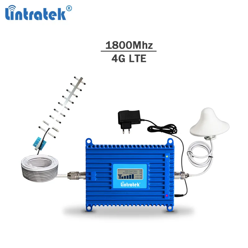 Lintratek LTE 1800 signal repeater GSM/UMTS cellphone signal booster 2G/4G 1800 AGC celular repeater LTE mobile amplifier #6.7
Lintratek LTE 1800 signal repeater GSM/UMTS cellphone signal booster 2G/4G 1800 AGC celular repeater LTE mobile amplifier #6.7