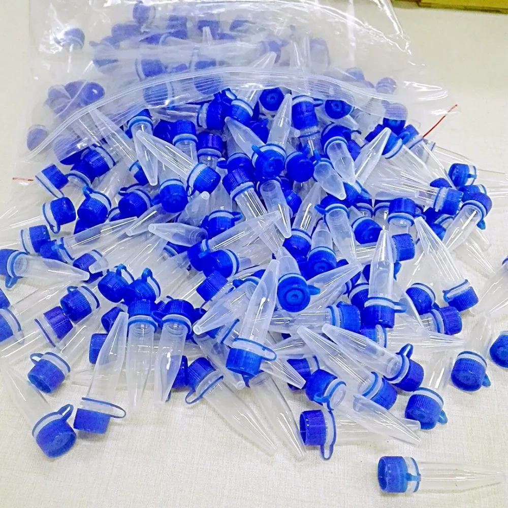 

1000pcs , 1.5ml Blue Screw Cap Skirted Centrifuge Tube Plastic Freezing Tube For Laboratory