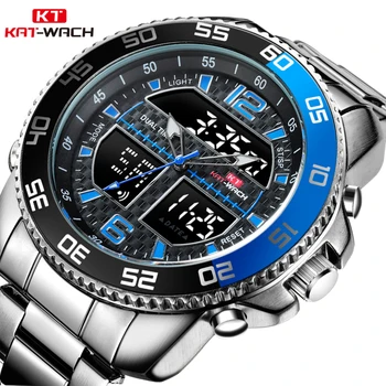 2019 Military Sport Watch Men Fashion Casual Mens Watches Top Brand Luxury Stainless Steel Digital Business Wristwatch Clock Man
2019 Military Sport Watch Men Fashion Casual Mens Watches Top Brand Luxury Stainless Steel Digital Business Wristwatch Clock Man