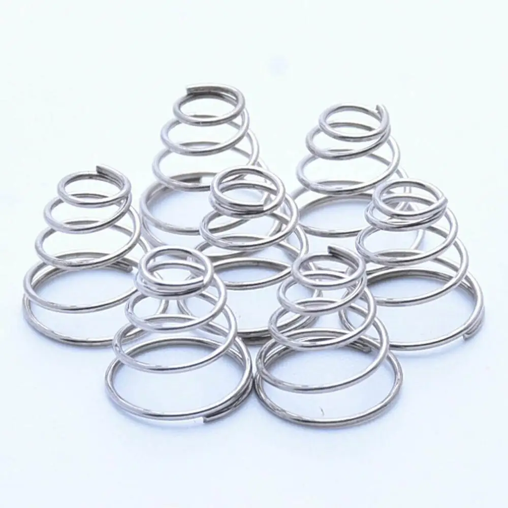 5Pcs 304 Stainless Steel Taper Pressure Spring Tower Springs Conical Cone Compression Spring Wire Diameter 1mm 1.2mm
5Pcs 304 Stainless Steel Taper Pressure Spring Tower Springs Conical Cone Compression Spring Wire Diameter 1mm 1.2mm