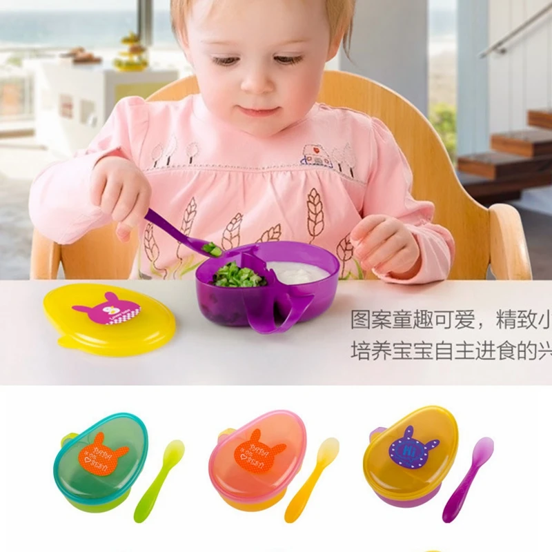 3PCS/Set PP Baby Dinnerware Dishes and Spoon with Cap Child Food Container Portable Toddler Food Snack Storage Package Meal Sets
3PCS/Set PP Baby Dinnerware Dishes and Spoon with Cap Child Food Container Portable Toddler Food Snack Storage Package Meal Sets