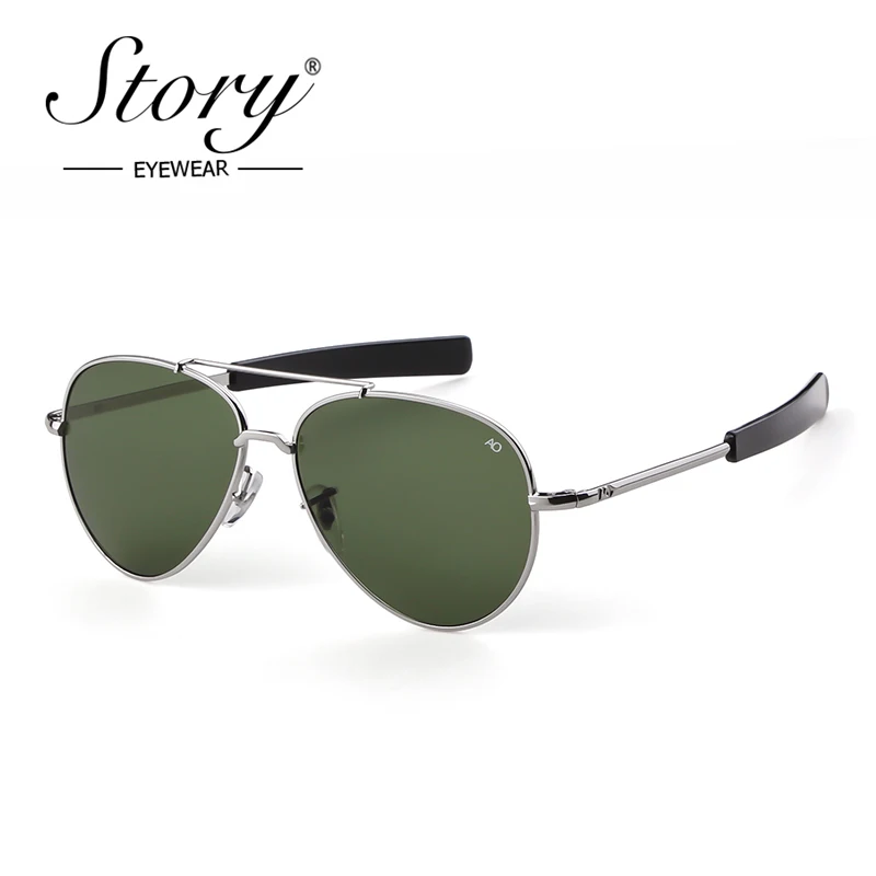 STORY 2019 Fashion Army AO Sunglasses Men Brand Designer American Optical Glass Lenses Male Sun Glasses High Quality Mirror
STORY 2019 Fashion Army AO Sunglasses Men Brand Designer American Optical Glass Lenses Male Sun Glasses High Quality Mirror