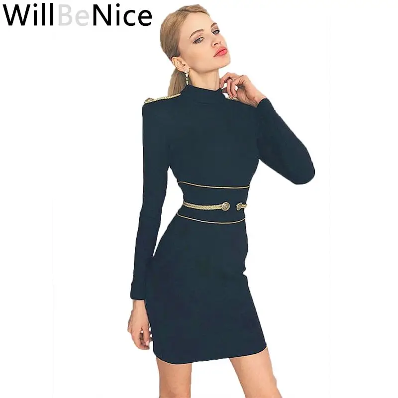 WillBeNice Black Long Sleeve Women Bandage Dress Fashion Mini Dress Celebrity Party Dress 2019 Spring New Arrival
WillBeNice Black Long Sleeve Women Bandage Dress Fashion Mini Dress Celebrity Party Dress 2019 Spring New Arrival