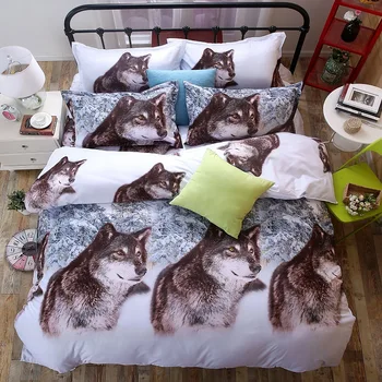 BEST.WENSD 4pcs Bed Cover Set Animal ,wolf, flower ,Duvet Cover Bed Sheets And Pillowcases Comforter Bedding Set Drop Shipping
BEST.WENSD 4pcs Bed Cover Set Animal ,wolf, flower ,Duvet Cover Bed Sheets And Pillowcases Comforter Bedding Set Drop Shipping