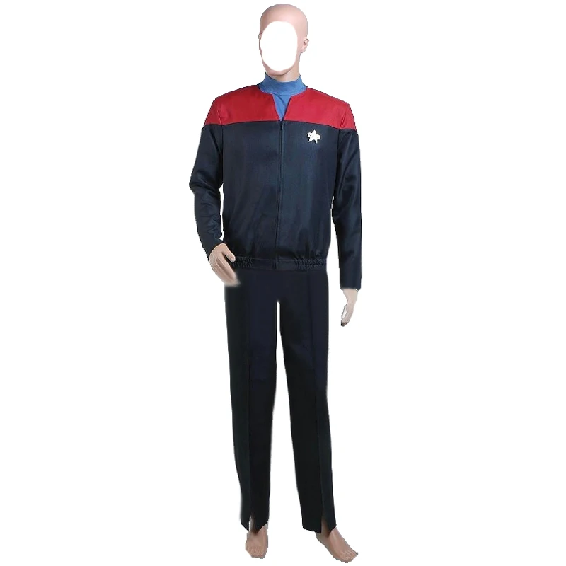 Star Trek Voyager Command Cosplay Costume Uniform Adult Men Women Halloween Carnival Party Cosplay Costume top+coat+pants
Star Trek Voyager Command Cosplay Costume Uniform Adult Men Women Halloween Carnival Party Cosplay Costume top+coat+pants