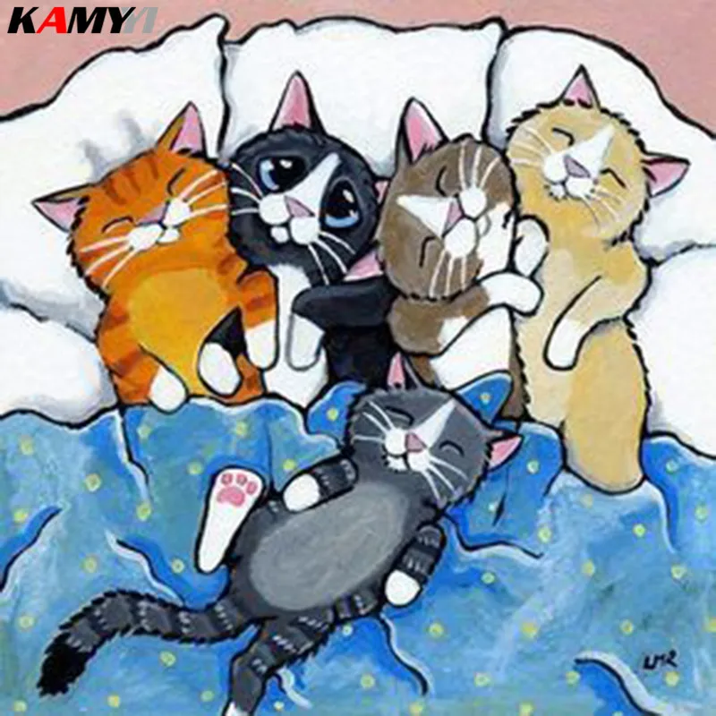 5D DIY Diamond Embroidered Cartoon Cat Full Square / Round Diamond Mosaic Painting Decoration Home Diamond Painting XY1
5D DIY Diamond Embroidered Cartoon Cat Full Square / Round Diamond Mosaic Painting Decoration Home Diamond Painting XY1