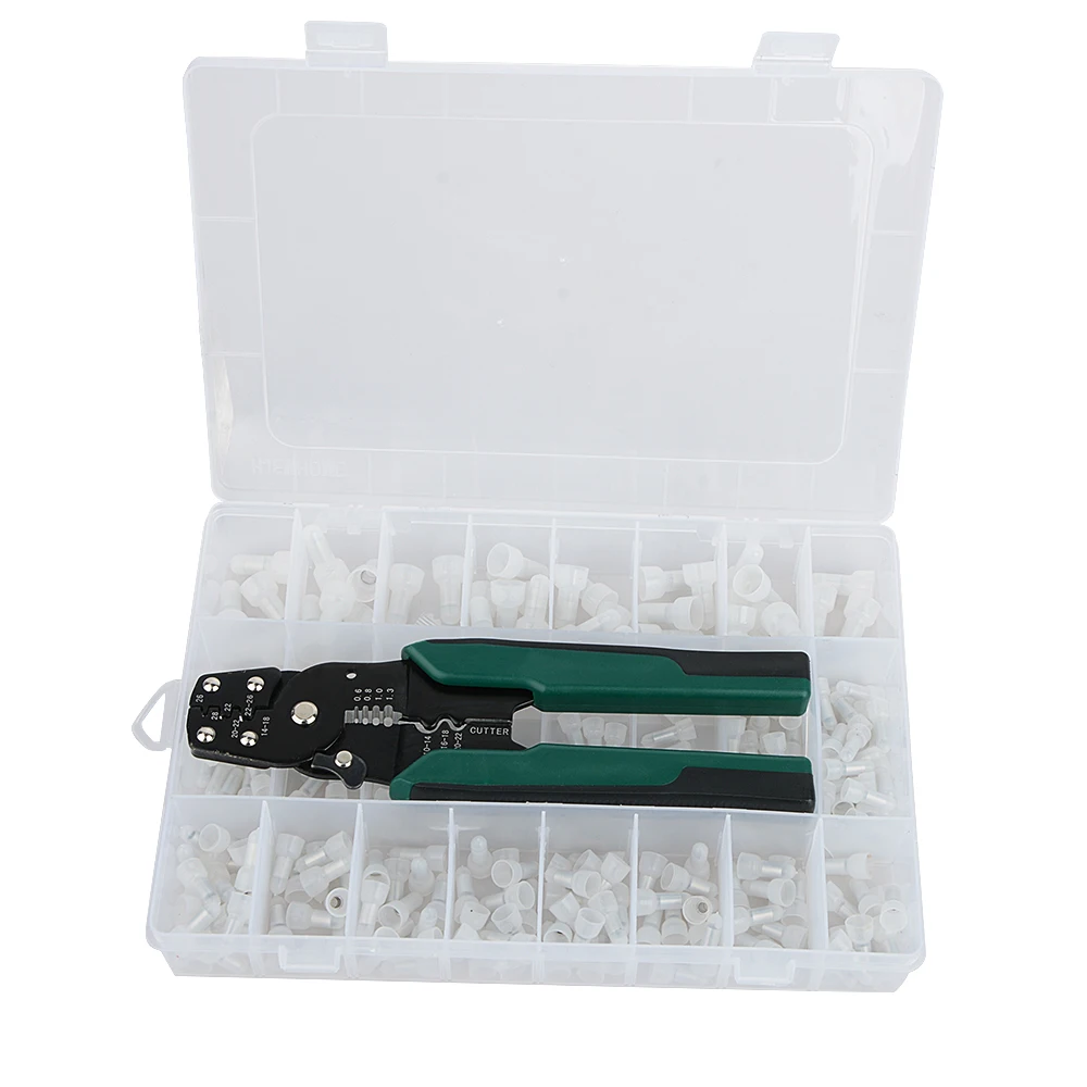 Wire Crimping Tool Kit Wire Terminal Crimp Connector Self-adjusting Cable Cutter tool set
Wire Crimping Tool Kit Wire Terminal Crimp Connector Self-adjusting Cable Cutter tool set