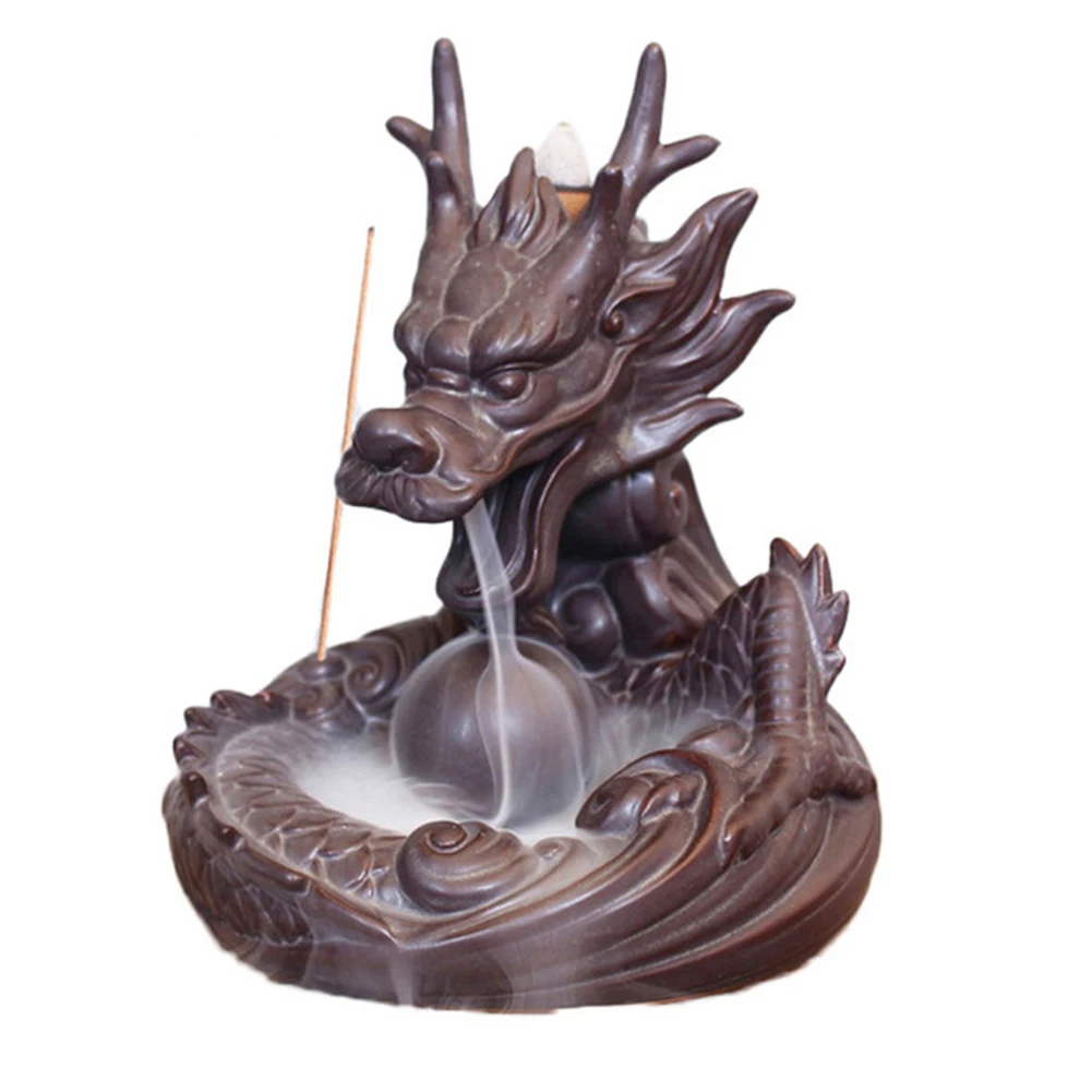 Traditional Chinese Dragon Shaped Backflow Incense Burner Ceramic Smoke View Cool Incense Burners 3 Types
Traditional Chinese Dragon Shaped Backflow Incense Burner Ceramic Smoke View Cool Incense Burners 3 Types