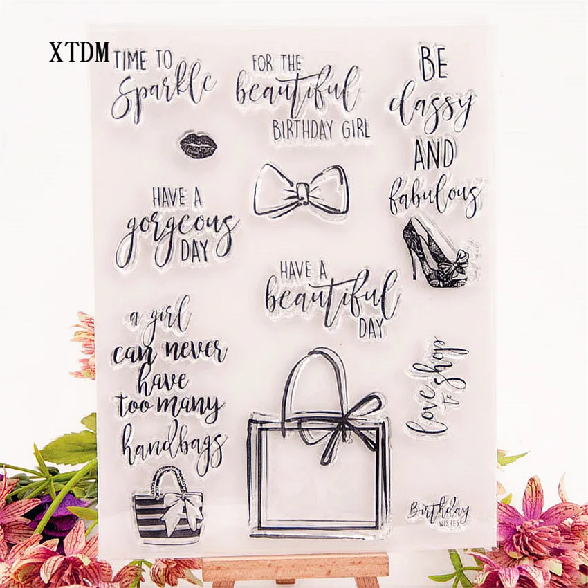 Hot selling handbag transparent clear stamp / silicone seal roller stamp DIY scrapbook album / card production
Hot selling handbag transparent clear stamp / silicone seal roller stamp DIY scrapbook album / card production