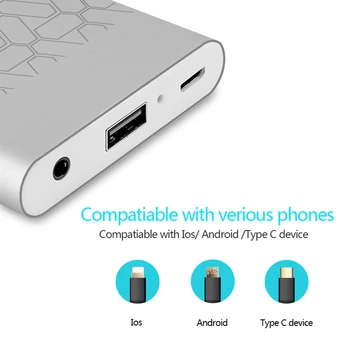 DOITOP Universal Converter HD 1080P HDMI VGA Connection Video Audio Adapter For iPhone Samsung iPad to TV Projector Monitors
DOITOP Universal Converter HD 1080P HDMI VGA Connection Video Audio Adapter For iPhone Samsung iPad to TV Projector Monitors