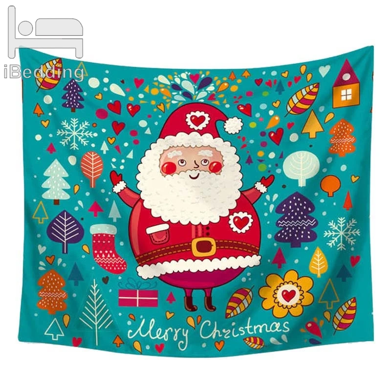 Blue Christmas Santa Claus Gift Tapestry Wall Hanging Bohemian Beach Towel Polyester Thin Christmas Blanket Xmas
Blue Christmas Santa Claus Gift Tapestry Wall Hanging Bohemian Beach Towel Polyester Thin Christmas Blanket Xmas