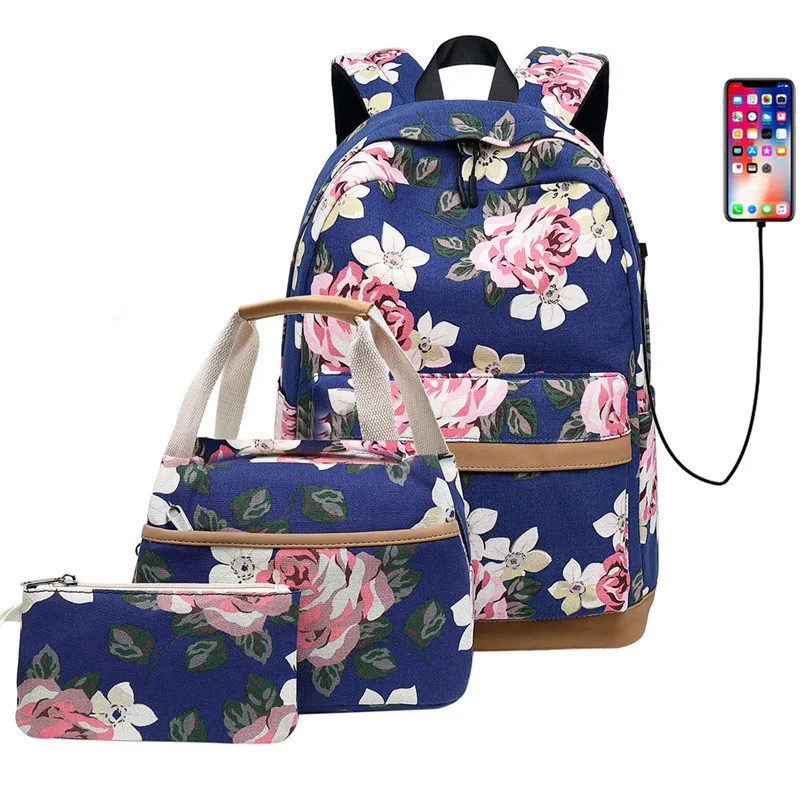 3Pcs/set School Bag for Teenagers Girls Fashion Printing Laptop Bagpack High Quality Women backpack Mochila Female Travel Bag
3Pcs/set School Bag for Teenagers Girls Fashion Printing Laptop Bagpack High Quality Women backpack Mochila Female Travel Bag