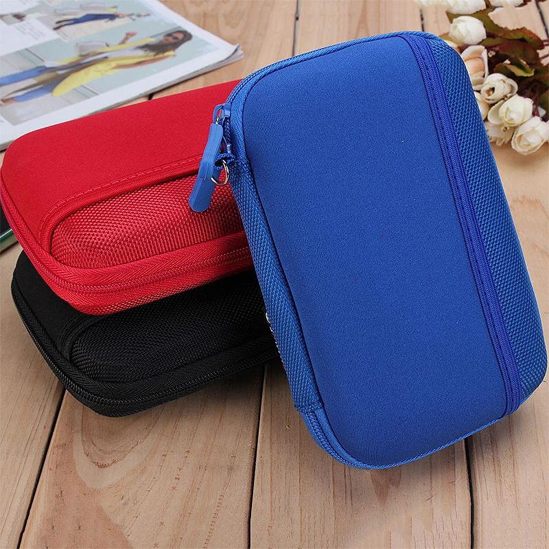 Electronic Accessory Travel USB Storage Bag Cable Insert Flash Drives Organizer For Easy Travel Portable Bags