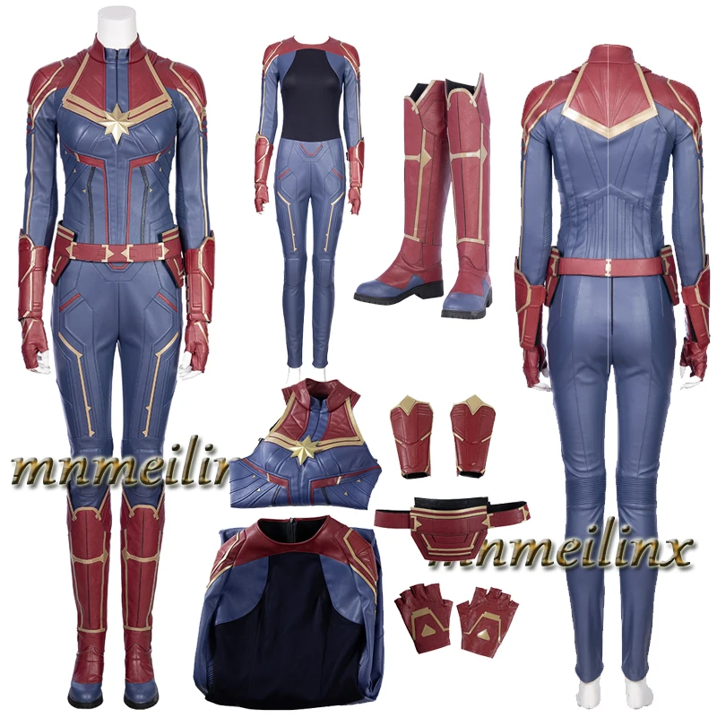 Hot Cakes Ms.Marvel Carol Captain Marvel Danvers Cosplay Costume Jumpsuit Vest Halloween Party Suit Any Size Custom Made
Hot Cakes Ms.Marvel Carol Captain Marvel Danvers Cosplay Costume Jumpsuit Vest Halloween Party Suit Any Size Custom Made