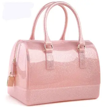 Fashion Silicone Jelly Candy Bag Women Multi Color Furly Handbag For Women Beach Bag Crystal Handbags Quality With Cheap Price
Fashion Silicone Jelly Candy Bag Women Multi Color Furly Handbag For Women Beach Bag Crystal Handbags Quality With Cheap Price