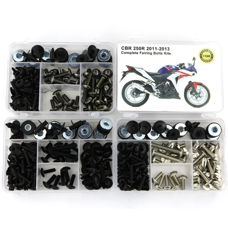 For Honda CBR 250R CBR250R 2011 2012 2013 Body Screws Motorcycle Full Fairing Bolts Kit Clips Nuts OEM Style Steel
For Honda CBR 250R CBR250R 2011 2012 2013 Body Screws Motorcycle Full Fairing Bolts Kit Clips Nuts OEM Style Steel