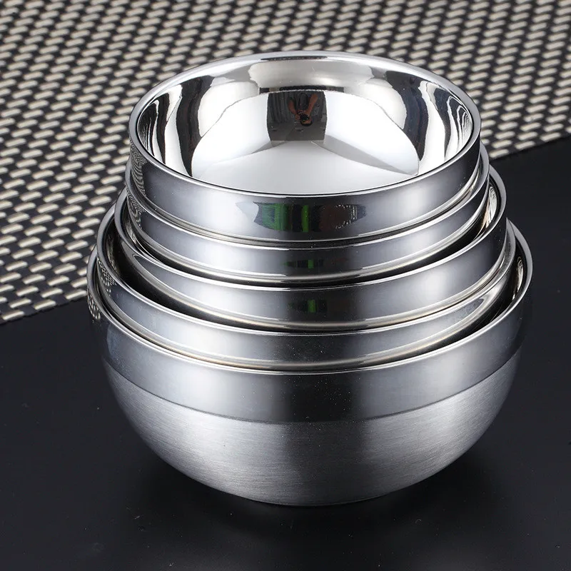 Stainless Steel Rice Bowl Soup Leak Proof Thermos Food Container Double Layer 
