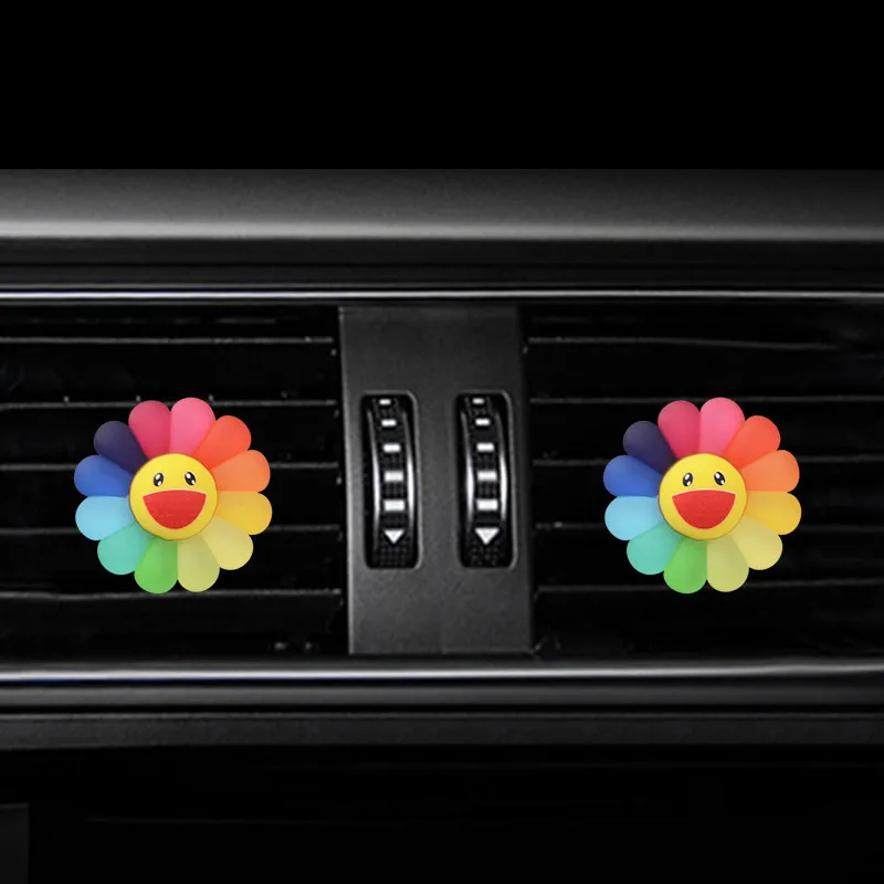 Sun flower car air freshener perfume air conditioner outlet Perfume clip bulldog auto air freshener Car interior accessories
Sun flower car air freshener perfume air conditioner outlet Perfume clip bulldog auto air freshener Car interior accessories