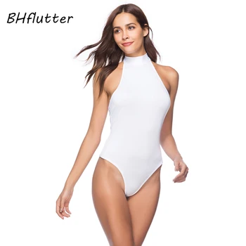 BHflutter Women Jumpsuit Summer 2018 New Arrival Turtleneck Lace up Backless Sexy Bodysuit Solid Casual Skinny Beach Rompers
BHflutter Women Jumpsuit Summer 2018 New Arrival Turtleneck Lace up Backless Sexy Bodysuit Solid Casual Skinny Beach Rompers