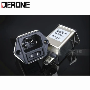 1 piece SCHAFFNER power filter socket with switch IEC inlet for power amplifier dac preamplifier free shipping
1 piece SCHAFFNER power filter socket with switch IEC inlet for power amplifier dac preamplifier free shipping