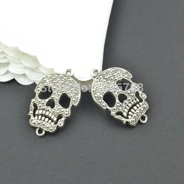 30pcs Antique metal tibetan silver charms skull head jewelry connectors for diy bracelet jewelry making 34*22mm Z42920
30pcs Antique metal tibetan silver charms skull head jewelry connectors for diy bracelet jewelry making 34*22mm Z42920