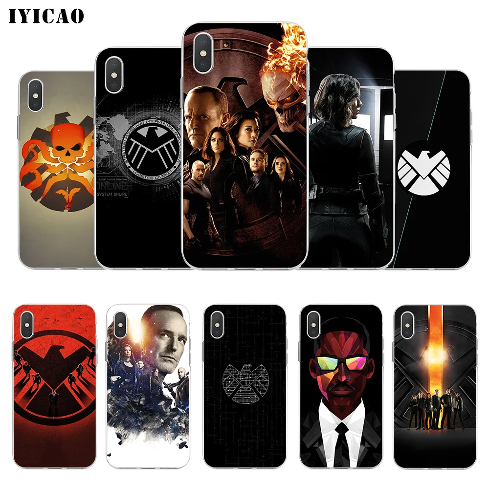 IYICAO MARVEL Agents of Shield Soft Silicone Phone Case for iPhone X XR XS MAX 6 6s 7 8 Plus X 5 5S SE TPU Cover
IYICAO MARVEL Agents of Shield Soft Silicone Phone Case for iPhone X XR XS MAX 6 6s 7 8 Plus X 5 5S SE TPU Cover
