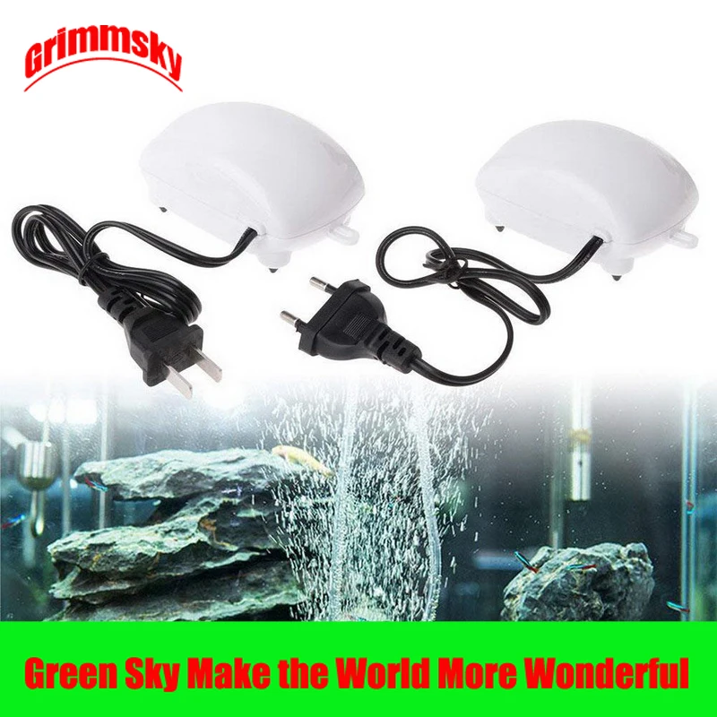 2.5W EU/US Plug 1.8L/Min Fish Tank Oxygen Increasing High Performance Noiseless Small Ultra Silent Oxygen Pump Fishing 
2.5W EU/US Plug 1.8L/Min Fish Tank Oxygen Increasing High Performance Noiseless Small Ultra Silent Oxygen Pump Fishing